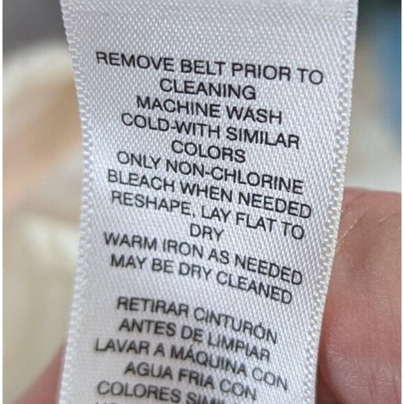 White House Black Market Women size 0 Dress Crochet Lace Overlay Belt Cruise NYC - Picture 10 of 11